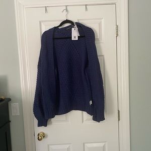 Navy Chunky Cardigan